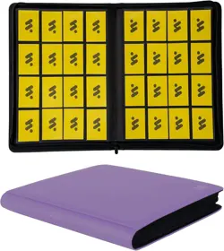 Card Binder 16 Pocket,Trading Card Binder Holds up to 1408 Cards with 44 Sleeves - Image 2