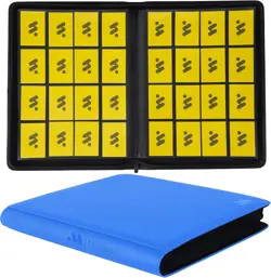 Card Binder 16 Pocket,Trading Card Binder Holds up to 1408 Cards with 44 Sleeves - Image 3