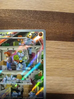 Pokemon Machoke Holo Card 177/165 SV Scarlet & Violet 151 English - Image 3