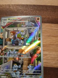 Pokemon Machoke Holo Card 177/165 SV Scarlet & Violet 151 English - Image 4