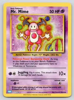 Mr. Mime 013/034 Holo Classic Collection Trading Card Game Classic Pokemon NM - Image 1
