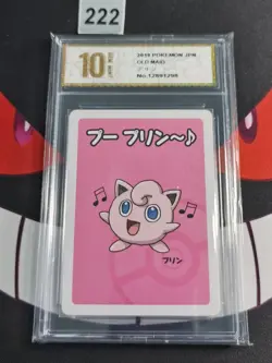Jigglypuff Pristine 2019 Old Maid Pokemon Playing Cards Jap-Pyxis gold 10 - Image 1