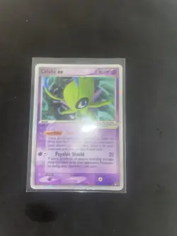 Pokemon TCG Celebi EX Holo Card 17/17 Pop Series 2 W/ Swirl - Image 2