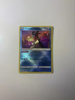 Pokemon TCG Radiant Greninja Astral Radiance Holo Card 046/189 - Image 1