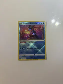Pokemon TCG Radiant Greninja Astral Radiance Holo Card 046/189 - Image 2