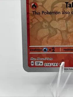 Vulpix 16/191 Reverse Holo Surging Sparks Pokemon Card 2024 NM - Image 2