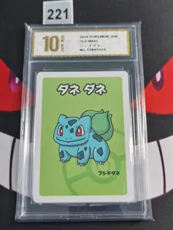 Bulbasaur Pristine 2019 Old Maid Pokemon Playing Cards Japa-Pyxis gold 10 - Image 1