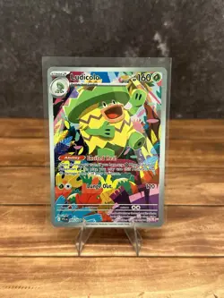Ludicolo 095/094 Illustration Rare Phantasmal Flames Pokemon Card NM+ - Image 1