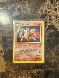Pokemon Arcanine Black Star Promo Card #6 2000 Wizards NM-MT - Image 1