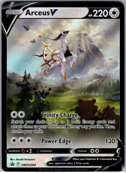 Arceus V SWSH204 Promo SWSH: Sword & Shield Promo Cards NM - Image 1