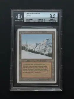 Taiga BGS 8.5 Becket Dual Land Revised Edition 1994 MTG Magic The Gathering - Image 1
