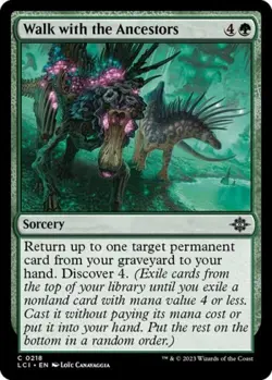 Walk with the Ancestors -Foil Near Mint MTG The Lost Caverns of Ixalan - Image 1