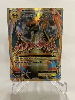 Pokemon M Charizard EX 101/108 Evolutions Ultra Rare Full Art Holo HP-DMG - Image 1