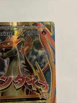 Pokemon M Charizard EX 101/108 Evolutions Ultra Rare Full Art Holo HP-DMG - Image 3