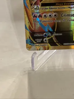 Pokemon M Charizard EX 101/108 Evolutions Ultra Rare Full Art Holo HP-DMG - Image 5