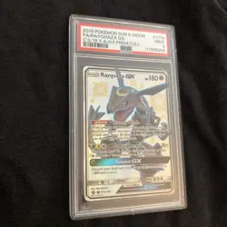 2018 POKEMON SUN & MOON CELESTIAL STORM 177a FULL ART/RAYQUAZA GX 2019 PSA 9 - Image 2