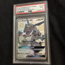 2018 POKEMON SUN & MOON CELESTIAL STORM 177a FULL ART/RAYQUAZA GX 2019 PSA 9 - Image 3