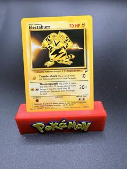 2000 Pokemon Electabuzz 24/130 Base Set 2 Non Holo Rare Card Vintage WOTC NM/LP - Image 1