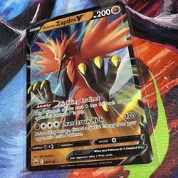 Galarian Zapdos V 080/198 Pokemon Chilling Reign Card 2021 Mint Condition - Image 2
