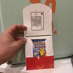 2021 McDonalds's Pokemon 25th Anniversary Promo Card Pack with Original Box #1 - Image 1