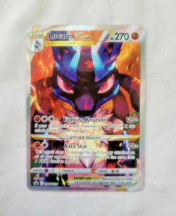2023 Pokemon Lucario VSTAR Full Art/Illustration Star Promo Holo (SWSH291) NM - Image 2