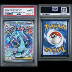 Pokemon Mega Charizard X EX #023 Me: Mega Evolution Promo Holo PSA 10 - Image 3