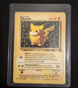 pokemon card single Pikachu 01/53 Wotc Promo Regular - Image 1