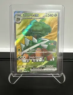 Torterra ex 185/162 Ultra Rare Full Art Temporal Forces Pokemon English - Image 1