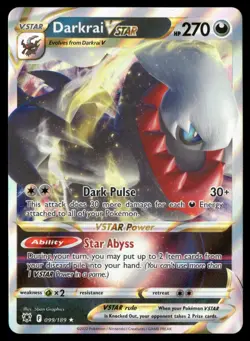 Darkrai VSTAR 099/189 SWSH10: Astral Radiance LP-NM Pokemon TCG - Image 1