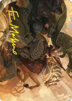 MTG Marshal's Anthem Art Card (Gold-Stamped Signature) [The Lord of the Rings: T - Image 1