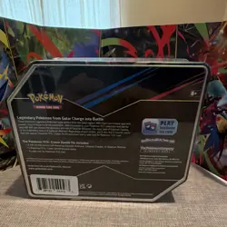 Pokemon TCG Crown Zenith Tin Galarian Articuno Promo Booster English - Image 2