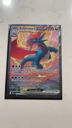 Pokemon Salamence ex Special Illustration Rare Holo 187/159 SV09 Journey 320 HP - Image 2
