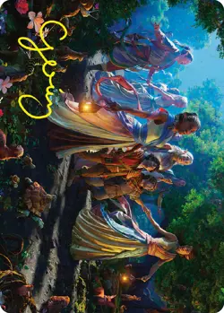 MTG Realm Seekers Art Card (Gold-Stamped Signature) [The Lord of the Rings: Tale - Image 1