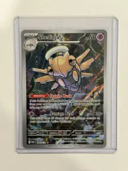Pokemon TCG Shedinja 144/132 Illustration Rare Holo Me01: Mega Evolution 2025 - Image 1
