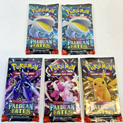 5 Packs Pokemon TCG Paldean Fates Loose Booster Pack English All 4 pack arts - Image 2