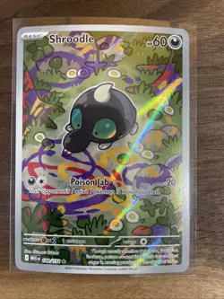 Pokemon Shroodle 149/132 – Illustration Rare – Mega Evolution – NM - Image 1