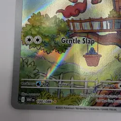 Simisear 100/086 Pokemon SV: White Flare Illustration Rare Holo 2025 NM - Image 5