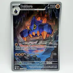 Boldore 128/086 Pokemon SV: White Flare Illustration Rare Holo 2025 NM - Image 1