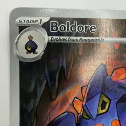 Boldore 128/086 Pokemon SV: White Flare Illustration Rare Holo 2025 NM - Image 3