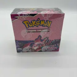 Pokemon TCG SWSH Fusion Strike Booster Box SEALED w/Acrylic - Image 1