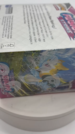 Pokemon TCG SWSH Fusion Strike Booster Box SEALED w/Acrylic - Image 2
