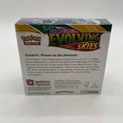 Pokemon TCG Sword & Shield Evolving Skies Booster Box SEALED w/Acrylic - Image 4