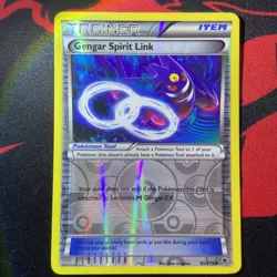 POKEMON GENGAR SPIRIT LINK 95/119 REVERSE HOLO TRAINER XY PHANTOM FORCES LP - Image 1