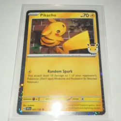 Pokemon Pikachu 051/162 Holo Promo Pokemon Day 2025 - Image 1