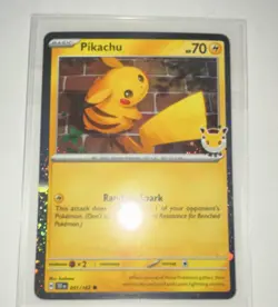 Pokemon Pikachu 051/162 Holo Promo Pokemon Day 2025 - Image 2