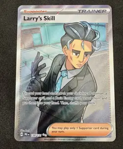 Pokemon TCG Larry's Skill 139/131 Prismatic Evolutions Ultra Rare Full Art - Image 1