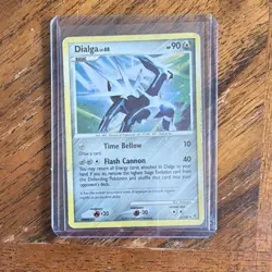 Pokemon Dialga Holo Rare Diamond & Pearl 1/130 Basic 90 HP 2007 English - Image 1