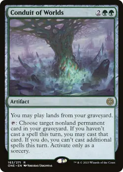 🧙Conduit Of Worlds R 163/271 ONE Phyrexia All Will Be One MTG - Image 1