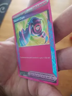 Pokemon Hero's Cape 152/162 ACE SPEC Rare SV05 Temporal Forces - Image 2