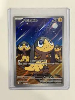 Pokemon TCG Helioptile 143/132 Illustration Rare Holo Me01: Mega Evolution 2025 - Image 1